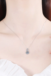 Platonic 1 ct Infinity Spark Silver Moissanite Pendant