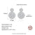Platonic 1 ct Elegant Moissanite Drop Earrings