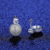 Platonic 2 ct Asscher Cut Drop Moissanite Earrings