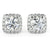 Platonic Starfire Glamour Solitaire Earrings
