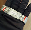 AUREVIAN DateJust - Royal Pink Diamond Automatic Watch for Man | Roman Dial | Silver Jubilee Bracelet