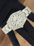 AUREVIAN Iced Out Arabic Dial Watch - Fully Diamond Studded Automatic Luxury Watch