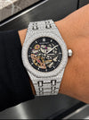 Aurevian Luxury Iced-Out Moissanite Watch β Premium Hip Hop Timepiece