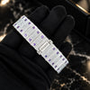 AUREVIAN Bustdown Automatic Men's Watch - Fully Iced Out Moissanite Purple Dial Handmade Luxury Watch