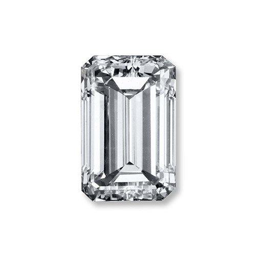 Platonic 0.5 ct Emerald Whisper Moissanite Stud Earrings - Single Piece