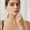 Platonic 1 ct Starlit Glamour Silver Moissanite Pendant