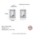 Platonic 0.6 ct Crystal Clear Confidence Emerald Cut Moissanite Studs for Men - Single Piece
