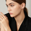 Platonic 1 ct Timeless Brilliance Asscher Cut Silver Moissanite Pendant