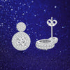 Platonic 1 ct Elegant Moissanite Drop Earrings