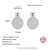 Platonic 2 ct Asscher Cut Drop Moissanite Earrings