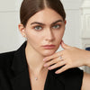 Platonic Heart of Radiance Moissanite Pendant Set with Earrings