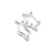 Platonic 0.36 ct Star Moissanite Hoop Earrings D/VVS1