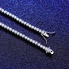Platonic 3 mm Femme Iced 925 Sterling Silver Tennis Moissanite Bracelet