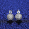 Platonic 2 ct Asscher Cut Drop Moissanite Earrings