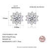 PlatonicSparkle Round Silver Moissanite Pendant and Earrings