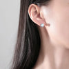Platonic 2-4 ct Round Moissanite Studs