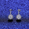 Platonic 1 ct Round Sparke & Shine Moissanite Drops