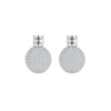Platonic 2 ct Asscher Cut Drop Moissanite Earrings