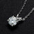 Platonic Sparkle Beyond Stardust Moissanite Pendant: Rose, White and Yellow Gold Charm