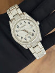 Aurevian Luxury Iced-Out Moissanite Automatic Watch – VVS1 D Color