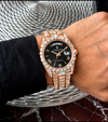 Aurevian Fully Bustdown Moissanite Automatic Men’s Luxury Watch