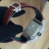 Aurevian Luxury Moissanite Automatic Watch – Iced-Out Diamond Case with Premium Brown Leather Strap