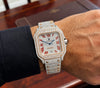 AUREVIAN Iced Out Automatic Watch – Rose Gold Diamond Luxury Watch Product