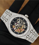 Aurevian Luxury Iced-Out Moissanite Watch – Premium Hip Hop Timepiece