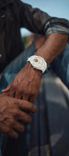 AUREVIAN Fully Iced Out Moissanite Diamond Tourbillon Watch – Handmade Luxury Bust Down Watch | Swiss Made