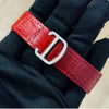 Aurevian Luxury Red Moissanite Watch – Iced-Out Automatic Timepiece