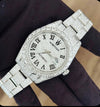 AUREVIAN Luxury Iced-Out Moissanite Automatic Watch – VVS1 D Color